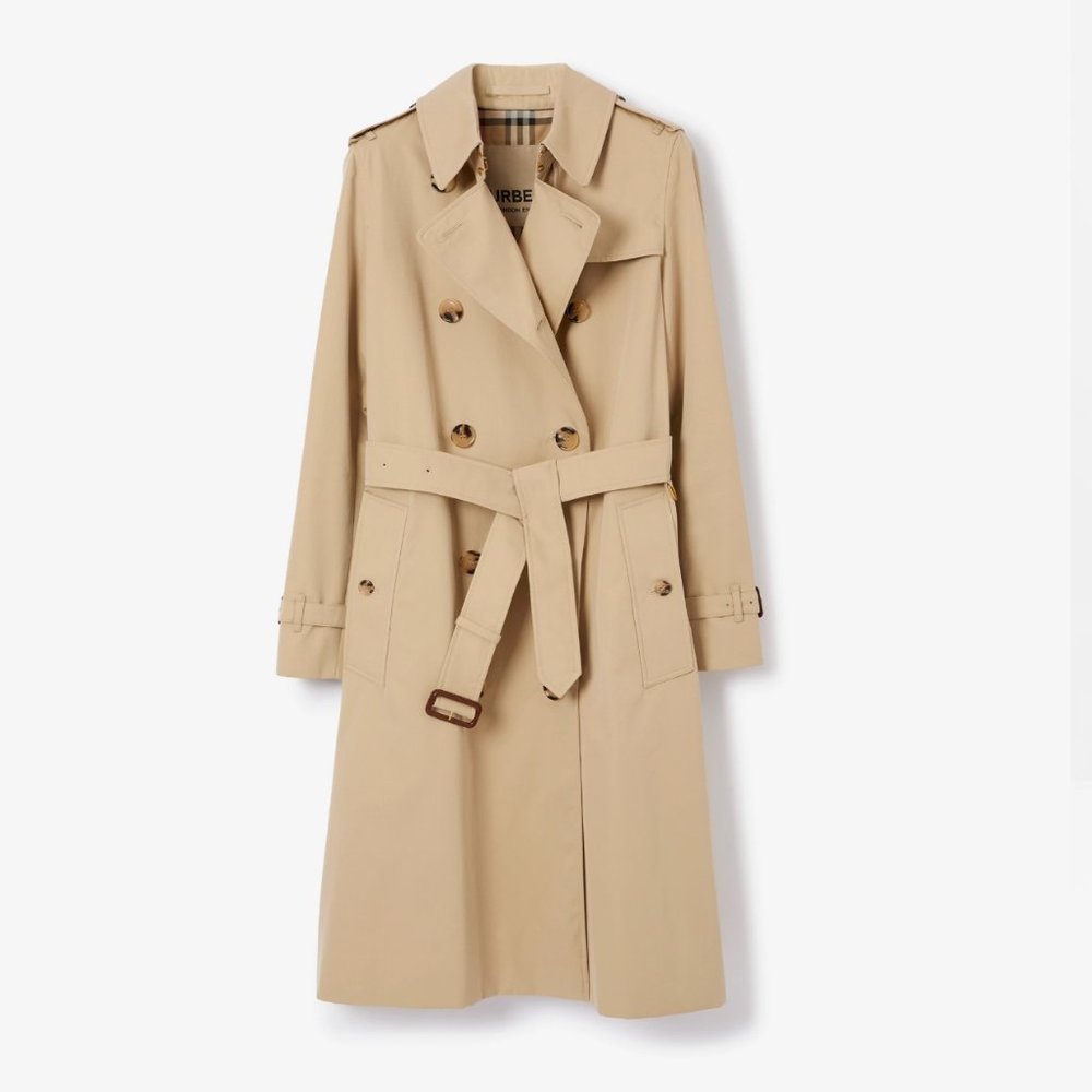 BURBERRY Kensington Heritage Trench Coat in Honey
